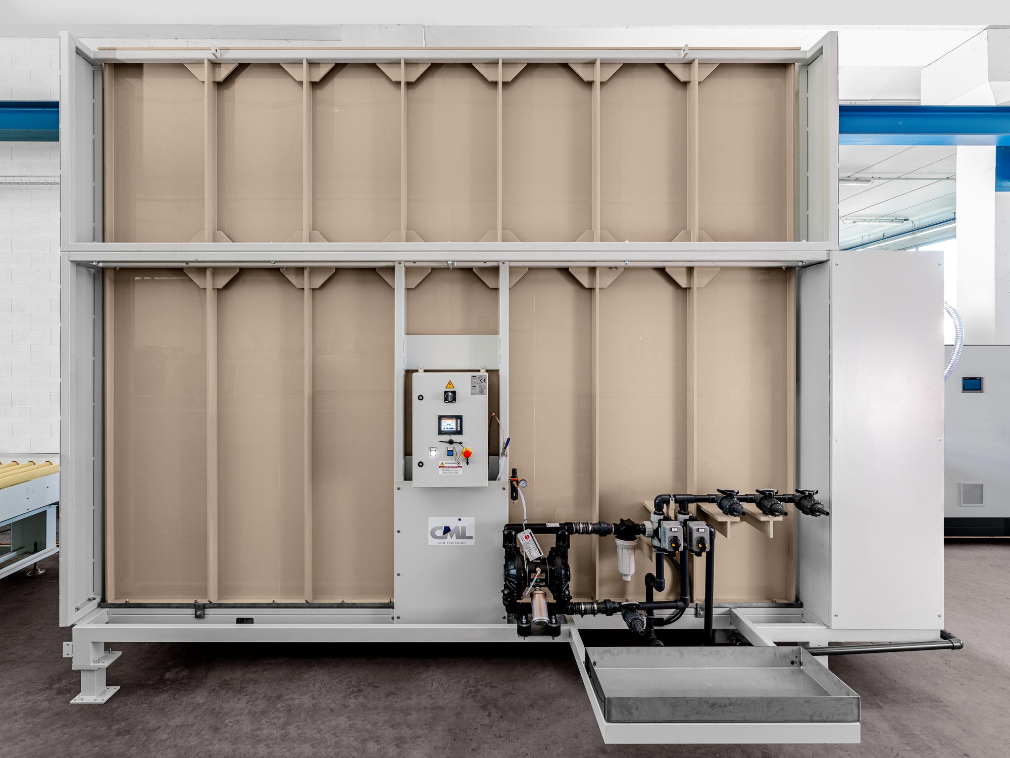 Flow coating system mod. Rock 1 Cml New Finishing